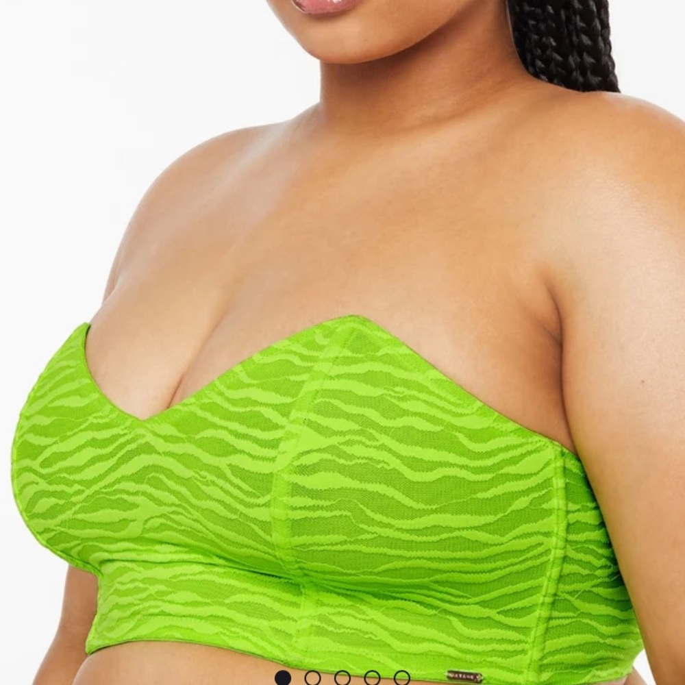 ⭐️New⭐️ Savage X Fenty Curvy Lace Bandeau Bralette - Picture 5 of 6
